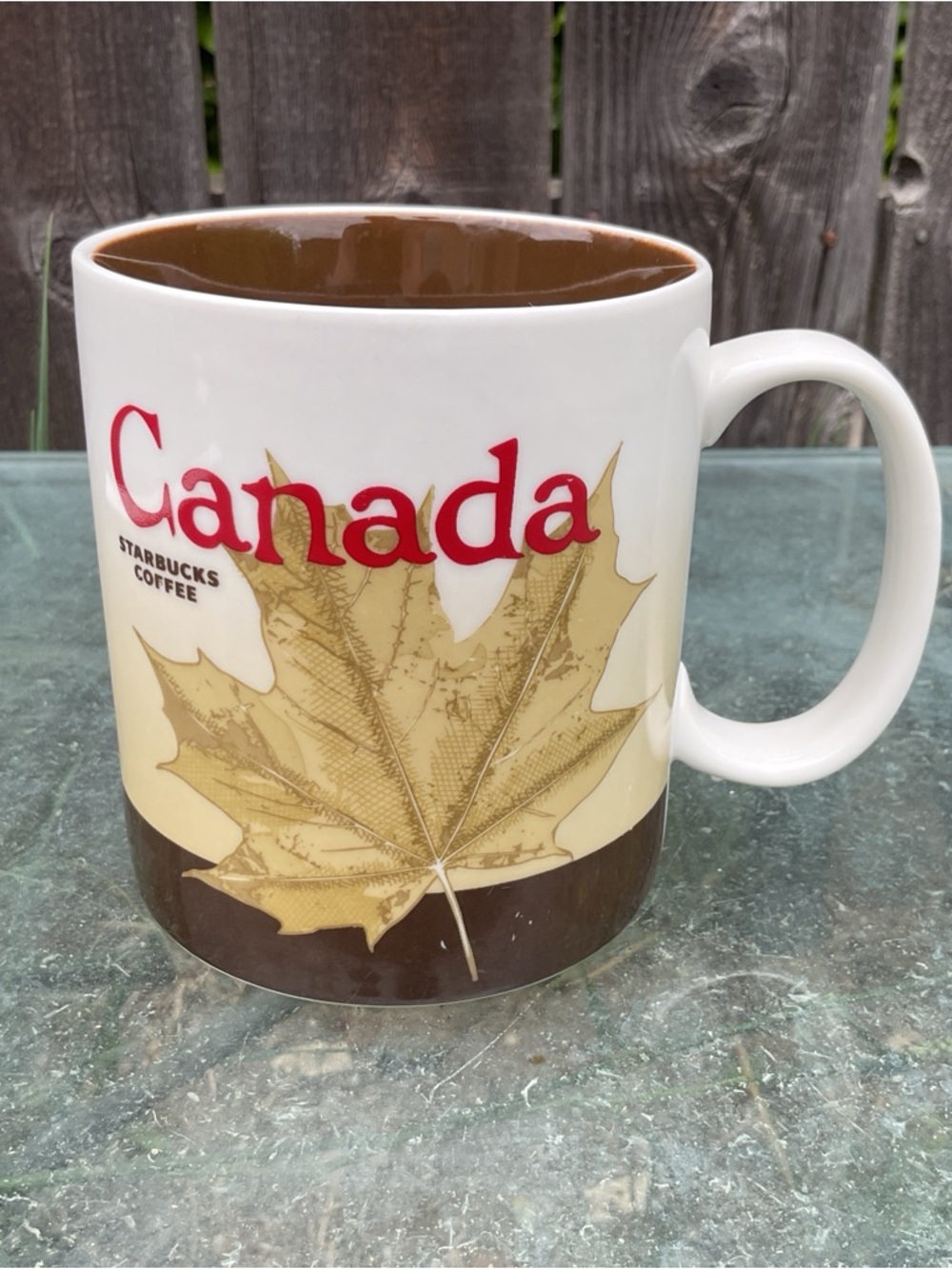 Starbucks Collector Series 16oz Global Icon 2009 Coffee Mug Cup CANADA Maple